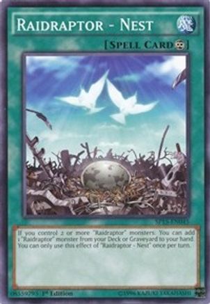 Raidraptor - Nest (SP15-EN045) - Star Pack ARC-V 1st Edition - Premium Yugioh Single from Konami - Just $0.25! Shop now at Game Crave Tournament Store