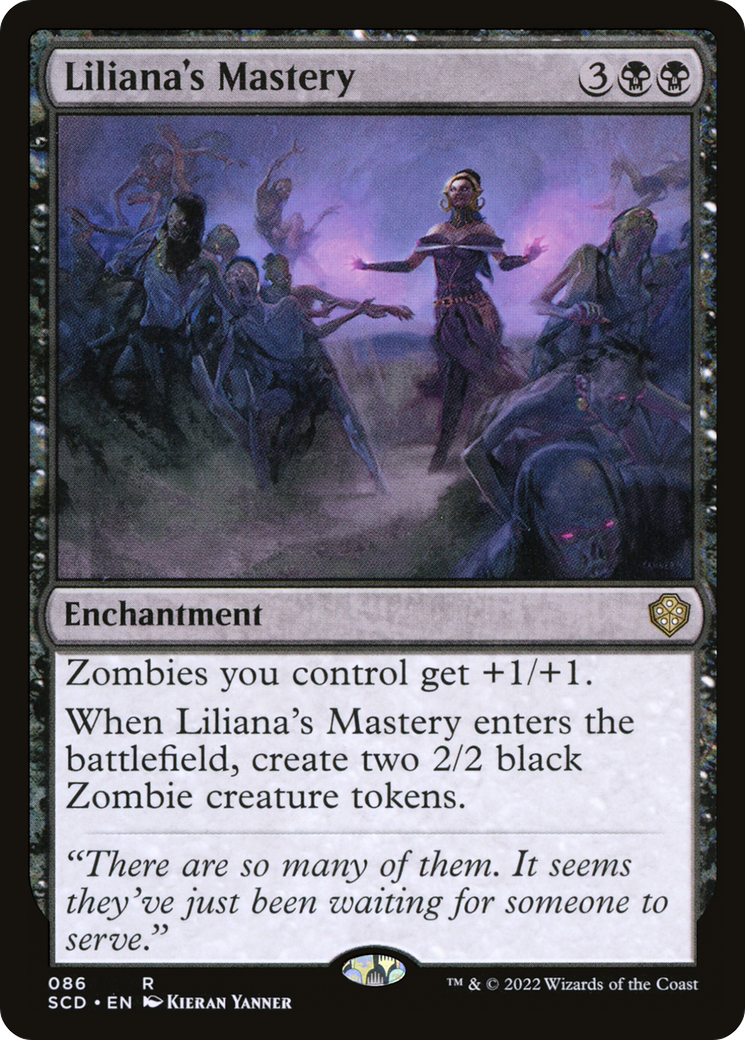 Liliana's Mastery (SCD-086) - Starter Commander Decks - Premium MTG Single from Wizards of the Coast - Just $0.08! Shop now at Game Crave Tournament Store