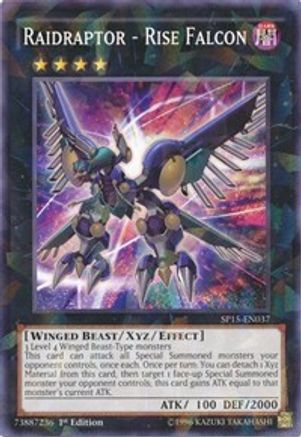 Raidraptor - Rise Falcon (Shatterfoil) (SP15-EN037) - Star Pack ARC-V 1st Edition - Premium Yugioh Single from Konami - Just $1.28! Shop now at Game Crave Tournament Store
