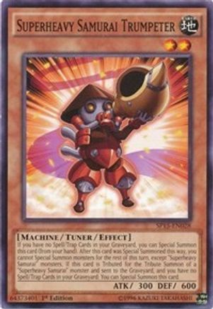 Superheavy Samurai Trumpeter (SP15-EN028) - Star Pack ARC-V 1st Edition - Premium Yugioh Single from Konami - Just $0.82! Shop now at Game Crave Tournament Store