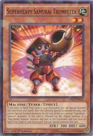 Superheavy Samurai Trumpeter (Shatterfoil) (SP15-EN028) - Star Pack ARC-V 1st Edition - Premium Yugioh Single from Konami - Just $0.57! Shop now at Game Crave Tournament Store