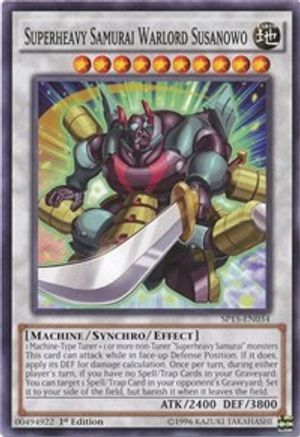 Superheavy Samurai Warlord Susanowo (SP15-EN034) - Star Pack ARC-V 1st Edition - Premium Yugioh Single from Konami - Just $0.83! Shop now at Game Crave Tournament Store