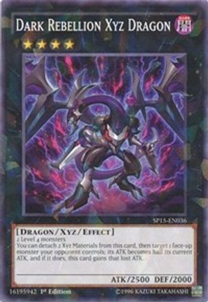 Dark Rebellion Xyz Dragon (Shatterfoil) (SP15-EN036) - Star Pack ARC-V 1st Edition - Premium Yugioh Single from Konami - Just $4.11! Shop now at Game Crave Tournament Store