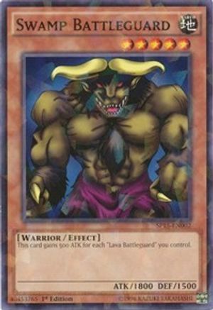 Swamp Battleguard (Shatterfoil) (SP15-EN002) - Star Pack ARC-V 1st Edition - Premium Yugioh Single from Konami - Just $1.59! Shop now at Game Crave Tournament Store