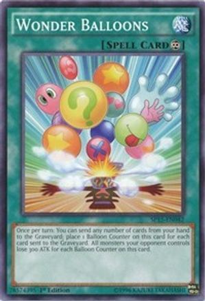 Wonder Balloons (SP15-EN042) - Star Pack ARC-V 1st Edition - Premium Yugioh Single from Konami - Just $0.25! Shop now at Game Crave Tournament Store