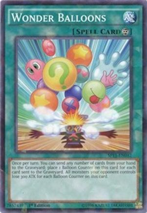 Wonder Balloons (Shatterfoil) (SP15-EN042) - Star Pack ARC-V 1st Edition - Premium Yugioh Single from Konami - Just $0.51! Shop now at Game Crave Tournament Store