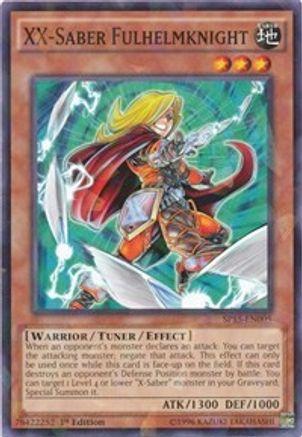 XX-Saber Fulhelmknight (Shatterfoil) (SP15-EN005) - Star Pack ARC-V 1st Edition - Premium Yugioh Single from Konami - Just $0.43! Shop now at Game Crave Tournament Store