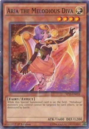 Aria the Melodious Diva (Shatterfoil) (SP15-EN018) - Star Pack ARC-V 1st Edition - Premium Yugioh Single from Konami - Just $6.17! Shop now at Game Crave Tournament Store
