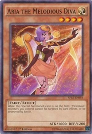 Aria the Melodious Diva (SP15-EN018) - Star Pack ARC-V 1st Edition - Premium Yugioh Single from Konami - Just $0.98! Shop now at Game Crave Tournament Store