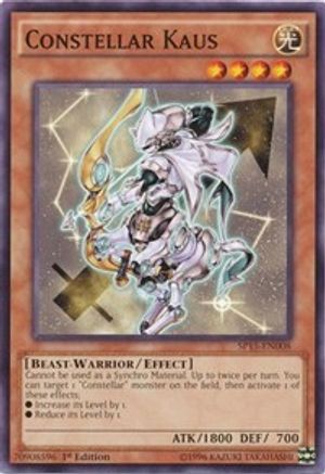 Constellar Kaus (SP15-EN008) - Star Pack ARC-V 1st Edition - Premium Yugioh Single from Konami - Just $0.28! Shop now at Game Crave Tournament Store