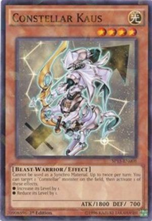 Constellar Kaus (Shatterfoil) (SP15-EN008) - Star Pack ARC-V 1st Edition - Premium Yugioh Single from Konami - Just $0.97! Shop now at Game Crave Tournament Store