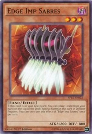 Edge Imp Sabres (SP15-EN022) - Star Pack ARC-V 1st Edition - Premium Yugioh Single from Konami - Just $0.49! Shop now at Game Crave Tournament Store