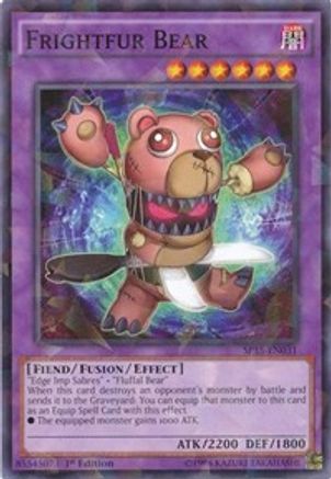 Frightfur Bear (Shatterfoil) (SP15-EN031) - Star Pack ARC-V 1st Edition - Premium Yugioh Single from Konami - Just $0.50! Shop now at Game Crave Tournament Store