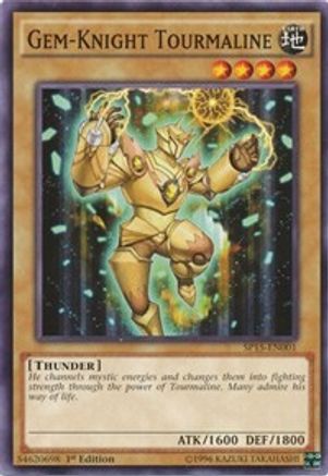 Gem-Knight Tourmaline (SP15-EN001) - Star Pack ARC-V 1st Edition - Premium Yugioh Single from Konami - Just $0.75! Shop now at Game Crave Tournament Store