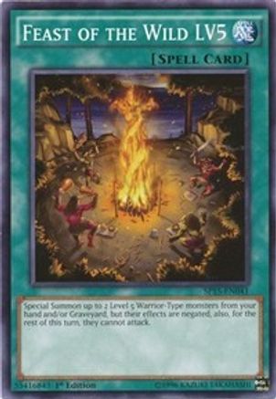 Feast of the Wild LV5 (SP15-EN041) - Star Pack ARC-V 1st Edition - Premium Yugioh Single from Konami - Just $0.35! Shop now at Game Crave Tournament Store