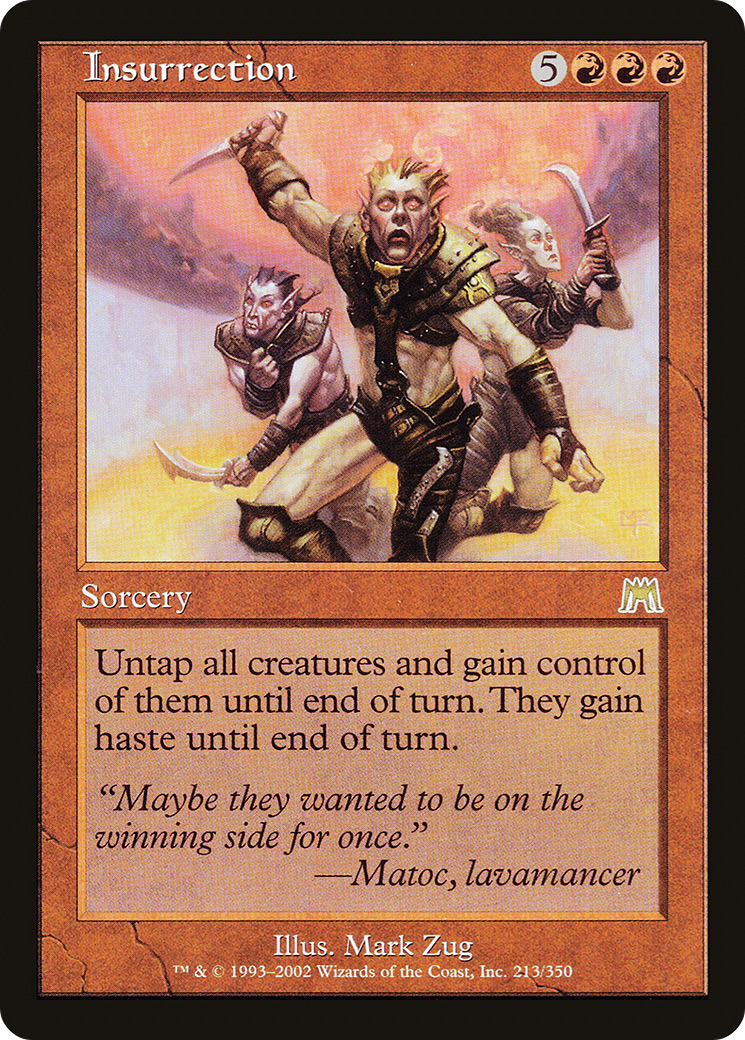 Insurrection (ONS-213) - Onslaught - Premium MTG Single from Wizards of the Coast - Just $4.43! Shop now at Game Crave Tournament Store