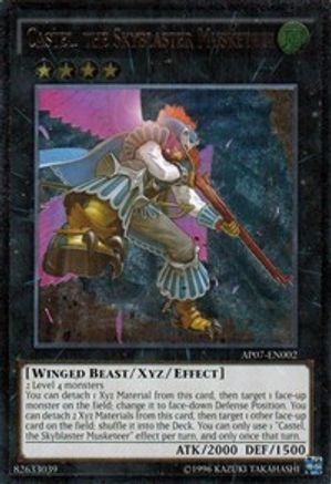 Castel, the Skyblaster Musketeer (AP07-EN002) - Astral Pack 7 Unlimited - Premium Yugioh Single from Konami - Just $23.91! Shop now at Game Crave Tournament Store