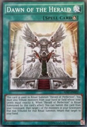 Dawn of the Herald (AP07-EN022) - Astral Pack 7 Unlimited - Premium Yugioh Single from Konami - Just $0.42! Shop now at Game Crave Tournament Store