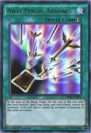 Anti-Magic Arrows (DPBC-EN004) - Duelist Pack: Battle City 1st Edition - Premium Yugioh Single from Konami - Just $1.78! Shop now at Game Crave Tournament Store