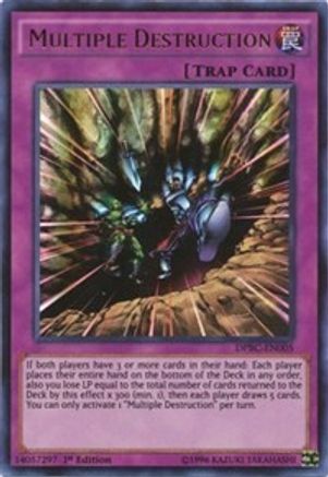 Multiple Destruction (DPBC-EN005) - Duelist Pack: Battle City 1st Edition - Premium Yugioh Single from Konami - Just $0.66! Shop now at Game Crave Tournament Store