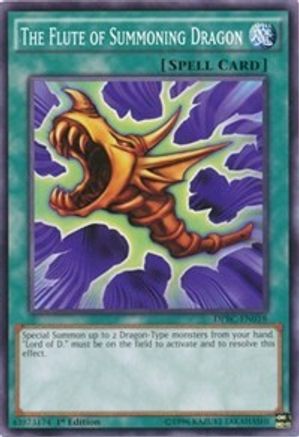 The Flute of Summoning Dragon (DPBC-EN018) - Duelist Pack: Battle City 1st Edition - Premium Yugioh Single from Konami - Just $0.39! Shop now at Game Crave Tournament Store