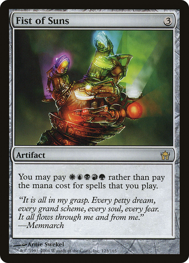Fist of Suns (5DN-123) - Fifth Dawn - Premium MTG Single from Wizards of the Coast - Just $0.84! Shop now at Game Crave Tournament Store