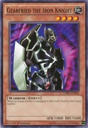 Gearfried the Iron Knight (DPBC-EN022) - Duelist Pack: Battle City 1st Edition - Premium Yugioh Single from Konami - Just $0.25! Shop now at Game Crave Tournament Store