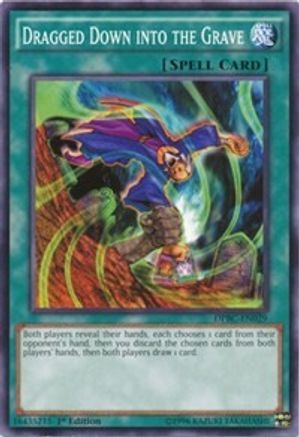 Dragged Down into the Grave (DPBC-EN029) - Duelist Pack: Battle City 1st Edition - Premium Yugioh Single from Konami - Just $0.25! Shop now at Game Crave Tournament Store