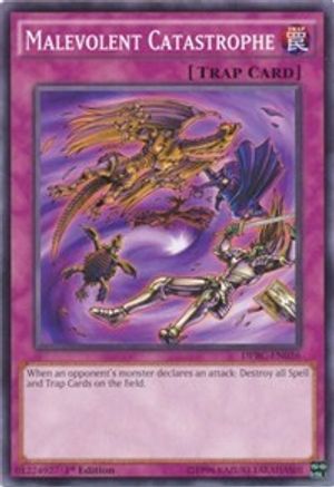 Malevolent Catastrophe (DPBC-EN036) - Duelist Pack: Battle City 1st Edition - Premium Yugioh Single from Konami - Just $0.26! Shop now at Game Crave Tournament Store