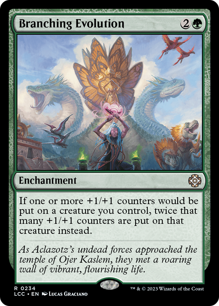 Branching Evolution (LCC-234) - The Lost Caverns of Ixalan Commander - Premium MTG Single from Wizards of the Coast - Just $0.67! Shop now at Game Crave Tournament Store