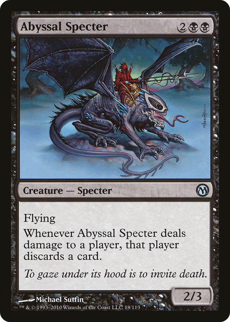 Abyssal Specter (DPA-018) - Duels of the Planeswalkers - Premium MTG Single from Wizards of the Coast - Just $0.08! Shop now at Game Crave Tournament Store