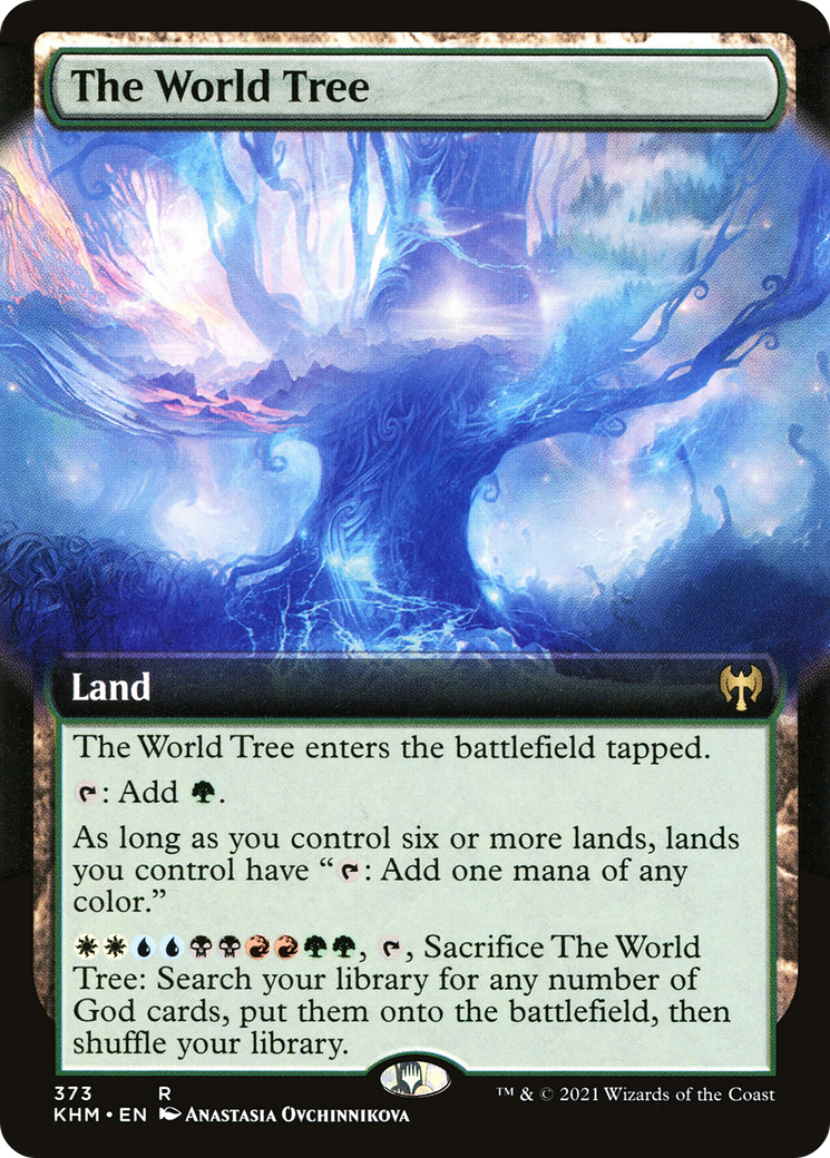 The World Tree (KHM-373) - Kaldheim: (Extended Art) - Premium MTG Single from Wizards of the Coast - Just $1.75! Shop now at Game Crave Tournament Store