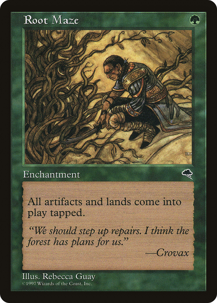 Root Maze (TMP-250) - Tempest - Premium MTG Single from Wizards of the Coast - Just $1.36! Shop now at Game Crave Tournament Store