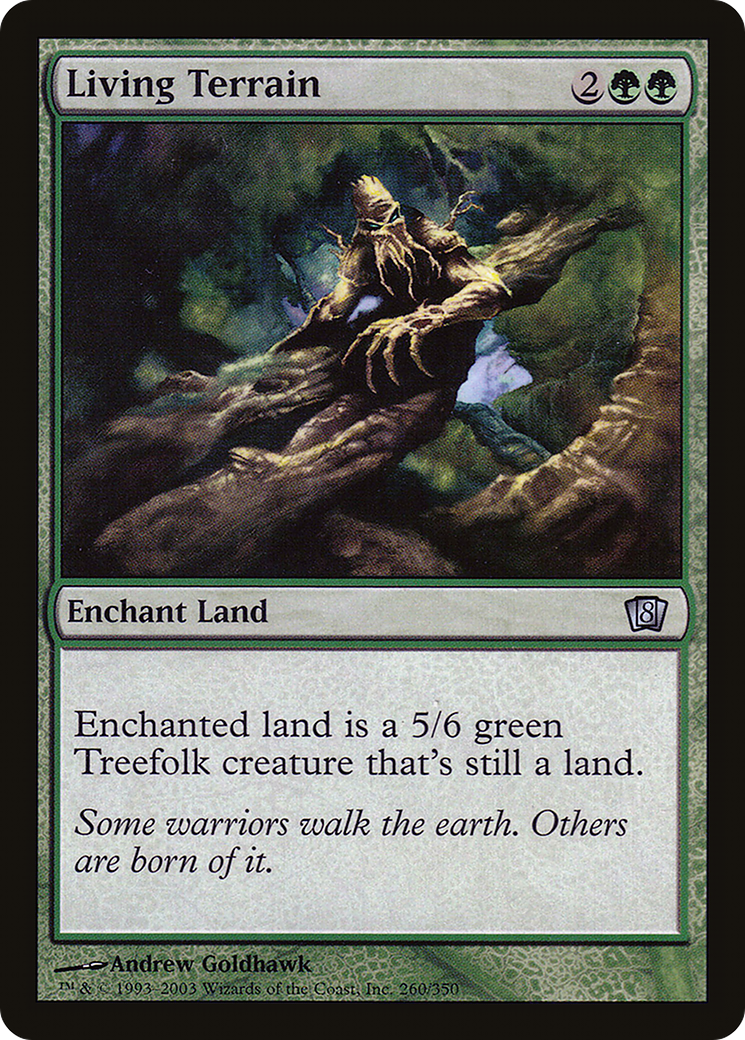 Living Terrain (8ED-260★) - Eighth Edition Foil - Premium MTG Single from Wizards of the Coast - Just $0.15! Shop now at Game Crave Tournament Store