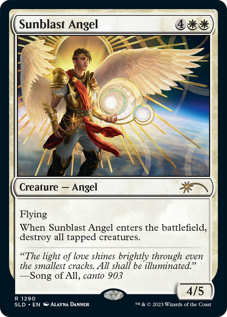 Sunblast Angel (SLD-1290) - Secret Lair Drop - Premium MTG Single from Wizards of the Coast - Just $0.42! Shop now at Game Crave Tournament Store