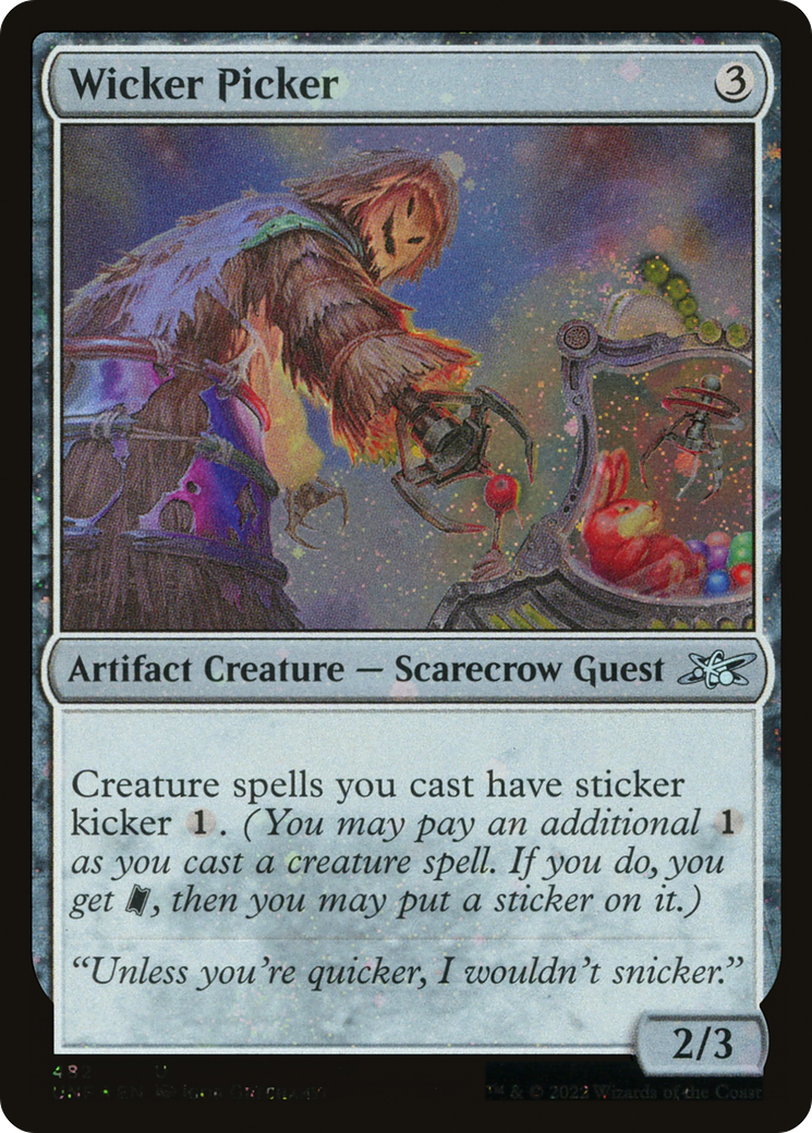 Wicker Picker (UNF-482) - Unfinity Foil - Premium MTG Single from Wizards of the Coast - Just $0.81! Shop now at Game Crave Tournament Store