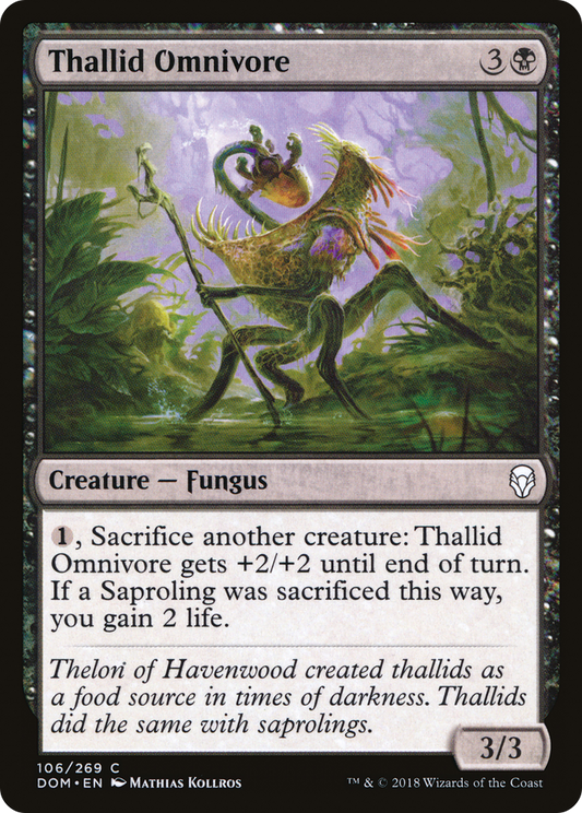 Thallid Omnivore (DOM-106) - Dominaria - Premium MTG Single from Wizards of the Coast - Just $0.08! Shop now at Game Crave Tournament Store