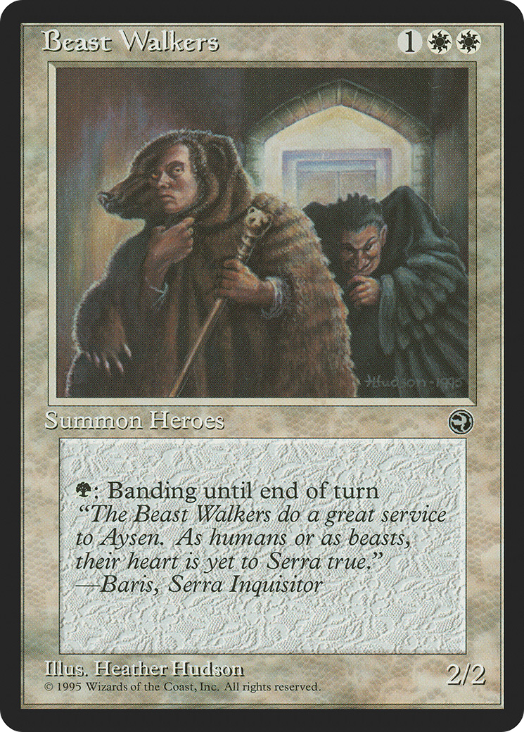 Beast Walkers (HML-006) - Homelands - Premium MTG Single from Wizards of the Coast - Just $0.13! Shop now at Game Crave Tournament Store