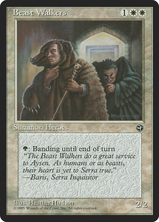 Beast Walkers (HML-006) - Homelands - Premium MTG Single from Wizards of the Coast - Just $0.13! Shop now at Game Crave Tournament Store