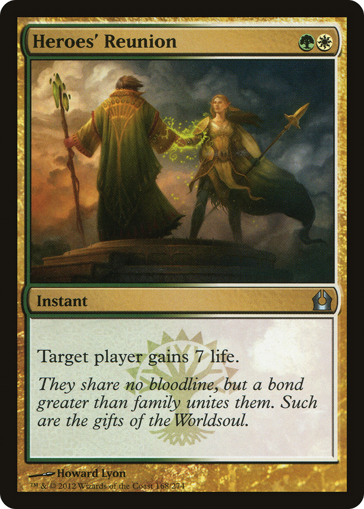Heroes' Reunion (RTR-168) - Return to Ravnica Foil - Premium MTG Single from Wizards of the Coast - Just $0.12! Shop now at Game Crave Tournament Store