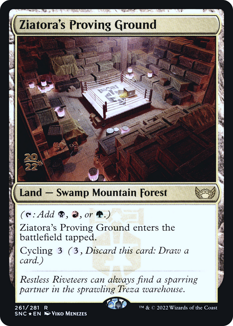Ziatora's Proving Ground (PSNC-261S) - Streets of New Capenna Promos Foil - Premium MTG Single from Wizards of the Coast - Just $2.48! Shop now at Game Crave Tournament Store