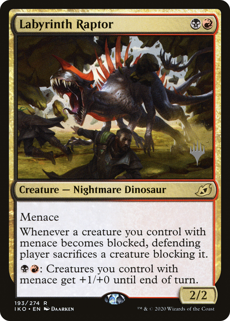 Labyrinth Raptor (PIKO-193P) - Ikoria: Lair of Behemoths Promos - Premium MTG Single from Wizards of the Coast - Just $0.36! Shop now at Game Crave Tournament Store