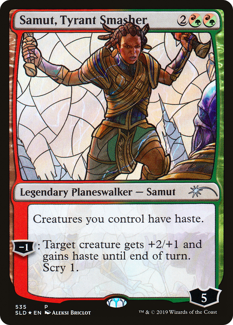 Samut, Tyrant Smasher (SLD-535) - Secret Lair Drop Foil - Premium MTG Single from Wizards of the Coast - Just $0.62! Shop now at Game Crave Tournament Store