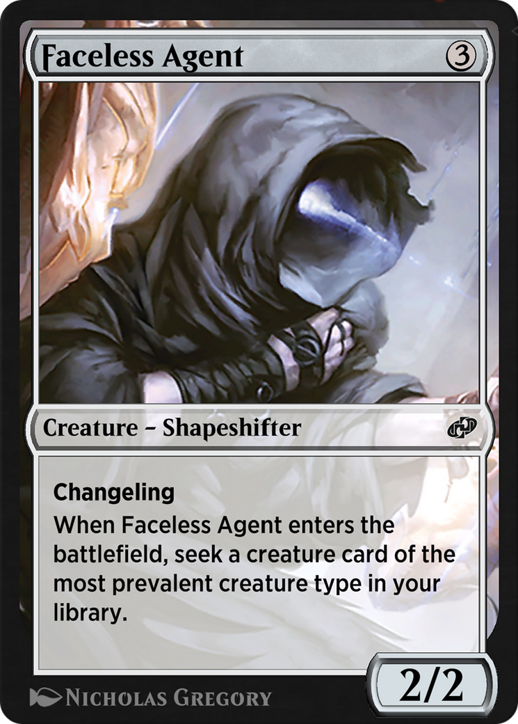 Faceless Agent (J21-001) - Jumpstart: Historic Horizons - Premium MTG Single from Wizards of the Coast - Just $0! Shop now at Game Crave Tournament Store