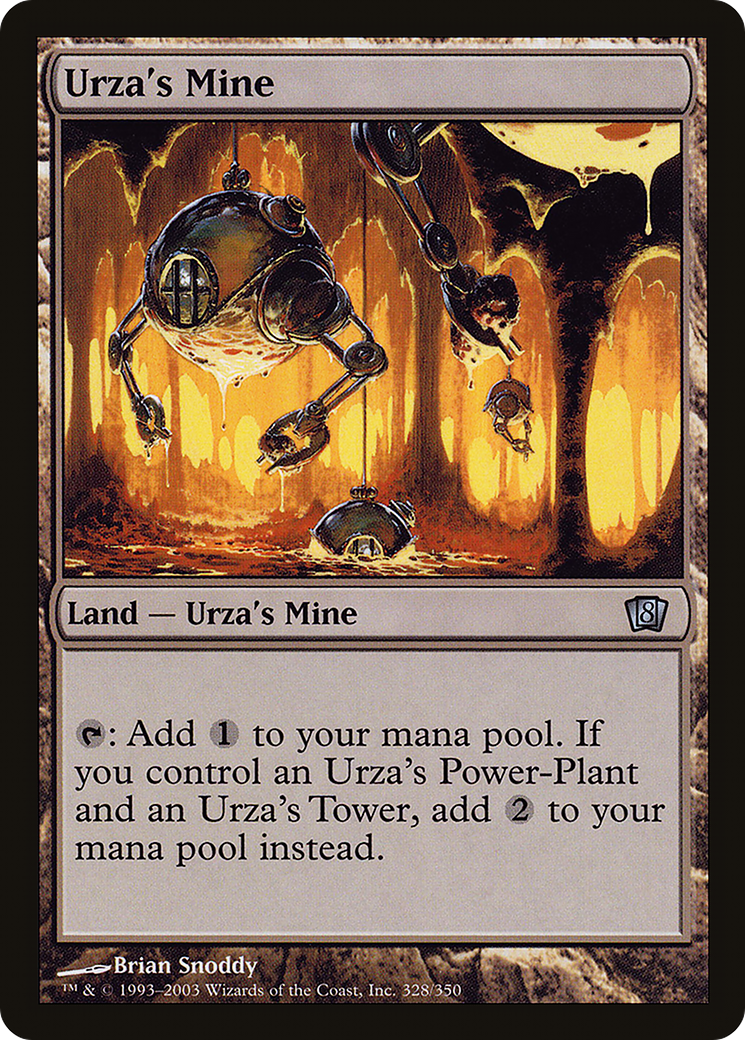 Urza's Mine (8ED-328★) - Eighth Edition Foil - Premium MTG Single from Wizards of the Coast - Just $11.95! Shop now at Game Crave Tournament Store