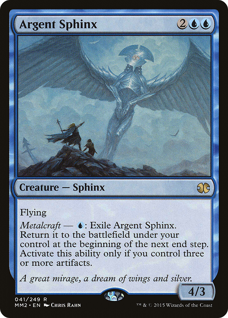 Argent Sphinx (MM2-041) - Modern Masters 2015 - Premium MTG Single from Wizards of the Coast - Just $0.08! Shop now at Game Crave Tournament Store