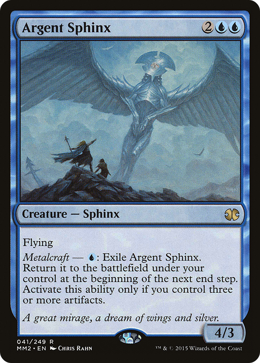 Argent Sphinx (MM2-041) - Modern Masters 2015 - Premium MTG Single from Wizards of the Coast - Just $0.08! Shop now at Game Crave Tournament Store