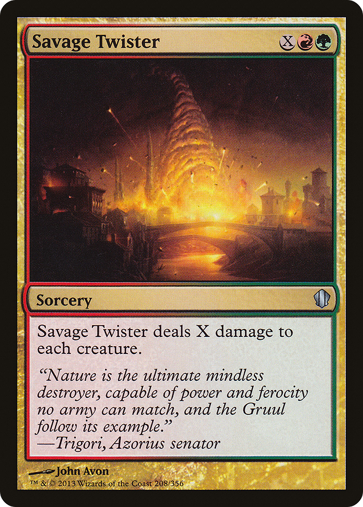 Savage Twister (C13-208) - Commander 2013 - Premium MTG Single from Wizards of the Coast - Just $0.08! Shop now at Game Crave Tournament Store