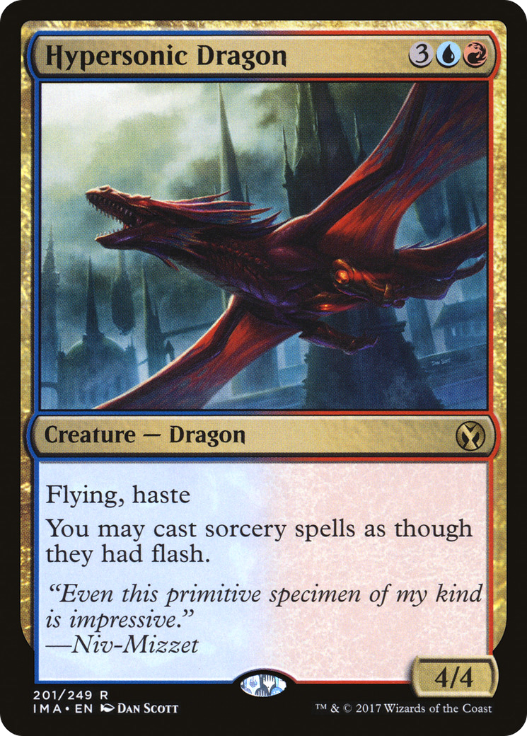 Hypersonic Dragon (IMA-201) - Iconic Masters - Premium MTG Single from Wizards of the Coast - Just $0.08! Shop now at Game Crave Tournament Store