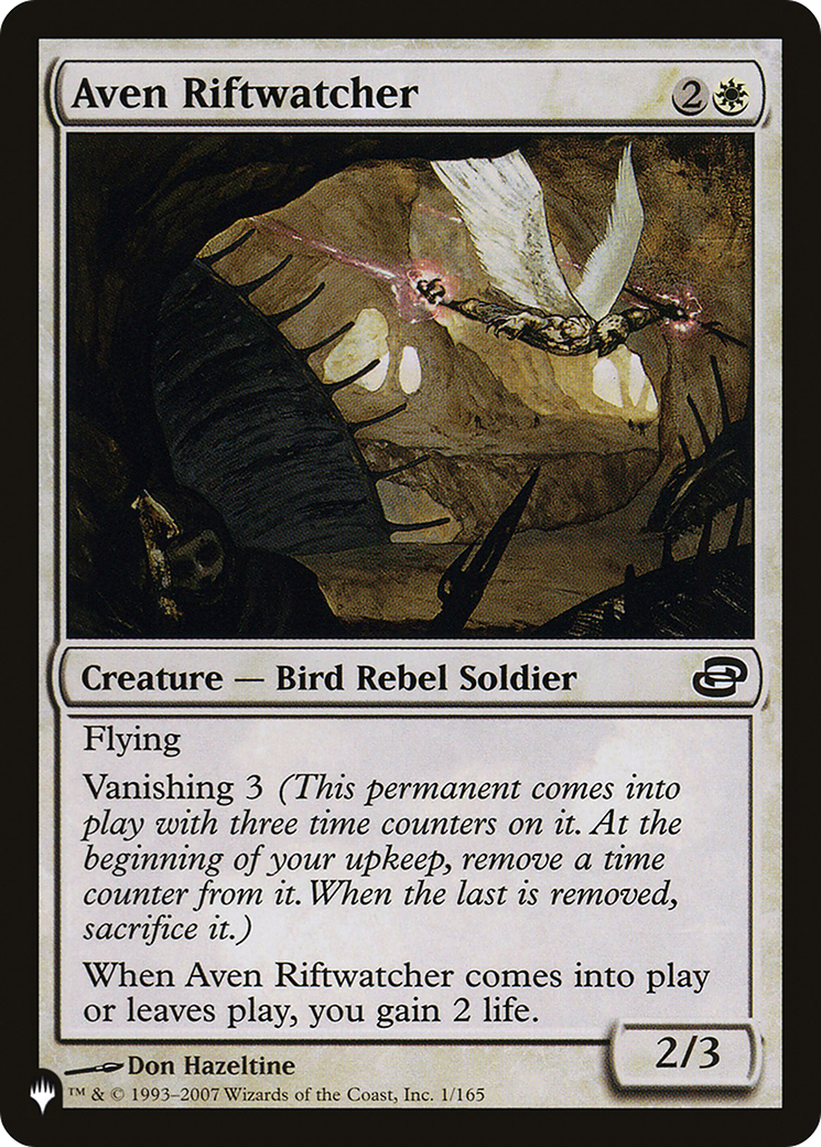Aven Riftwatcher (PLIST-008) - The List - Premium MTG Single from Wizards of the Coast - Just $0.08! Shop now at Game Crave Tournament Store